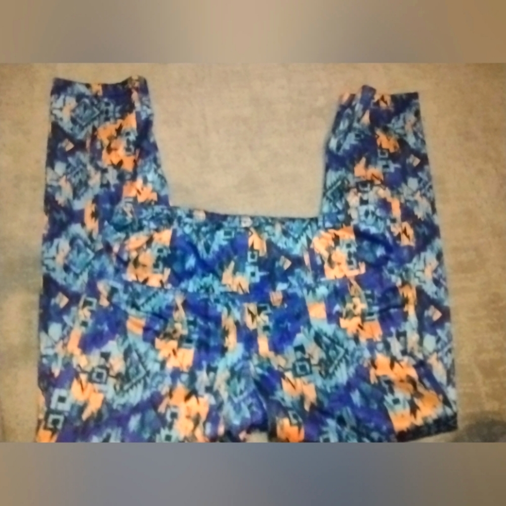 90 Degrees by Reflex, Colorful Yoga Pants, Medium